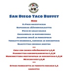 pikkujoulu/kevätjuhla Menu