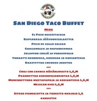 pikkujoulu/kevätjuhla Menu